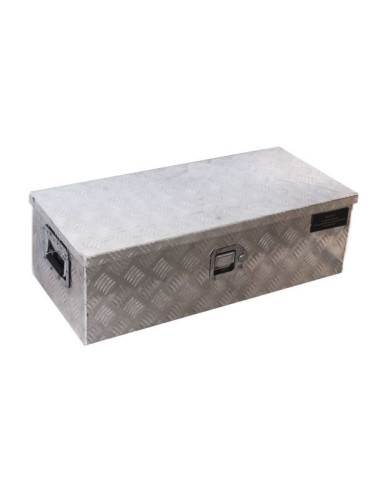 Coffre aluminium rectangulaire ouverture dessus...