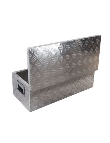 Coffre aluminium rectangulaire ouverture dessus...