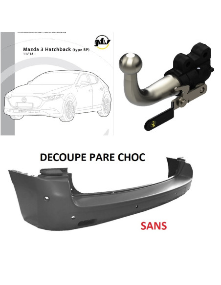 2497T36 ATTELAGE MAZDA 3 - 3/5 PORTES DE 11/18 - 