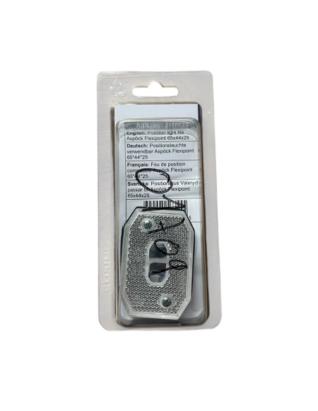 FEU DE POSITION GABARIT BLANC COMPATIBLE ASPOCK FLEXIPOINT (64x42x28)