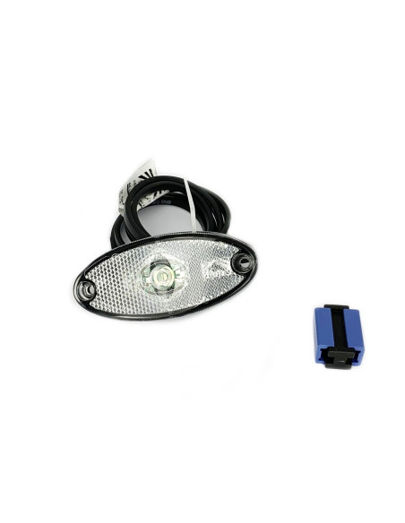 FEU A LEDS DE POSITION GABARIT BLANC  ASPOCK FLATPOINT II