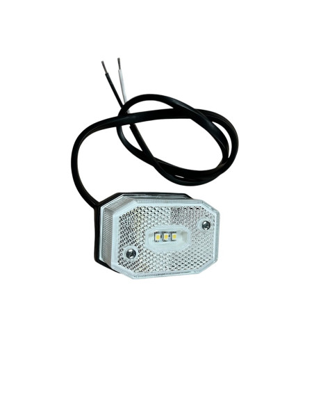 FEU DE POSITION LED FT-001 B I BLANC (65x42x30) 