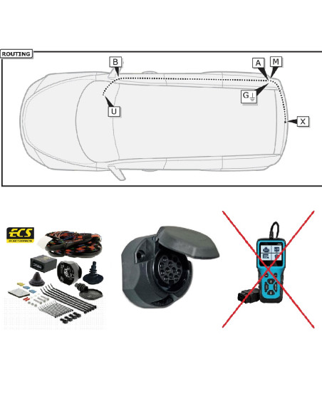 BW-035-D1 FAISCEAU 13 BROCHES BMW - MINI
