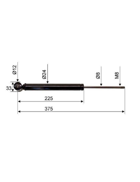 AMORTISSEUR DE TETE COMPATIBLE AB 13,3 (Hahn )  