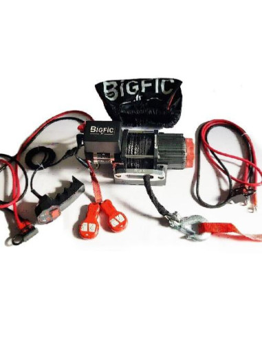 TREUIL ELECTRIQUE DE TRACTION 12V A CORDE...