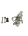 BOITIER NU  FONTE TUBE Ø 50 - 3000 KG PERCAGE CROISE VIS DE 14 (Ifor Williams Knott)