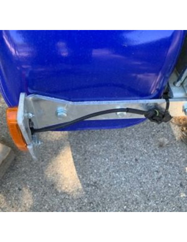 SUPPORT GARDE-BOUE & FEU AVANT ou ARRIERE P BATEAU (Sunway)