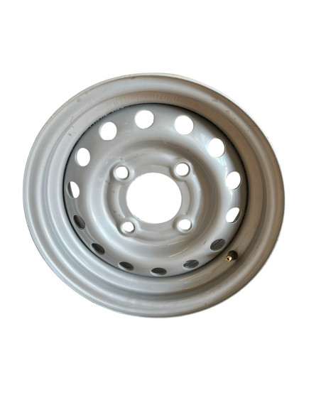 JANTE 13" 5,5J13 4 TROUS PERCAGE 130 X 4 DEPORT 20 (stock uniquement)