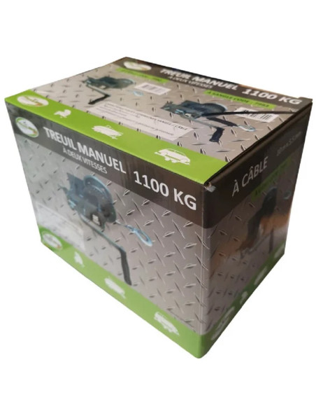 TREUIL MANUEL  A SANGLE (8M) CAPACITE MAXIMALE 1.000 KG