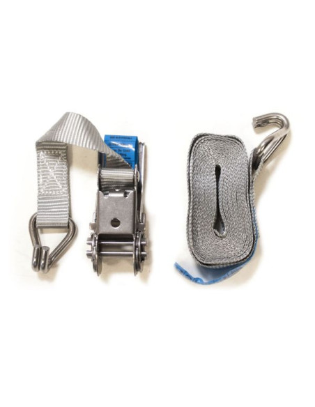 SANGLE A CLIQUET EN INOX 800 KG - 4 M