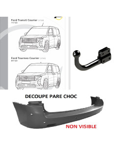 2828T45 ATTELAGE FORD TRANSIT TOURNEO de 23 - 