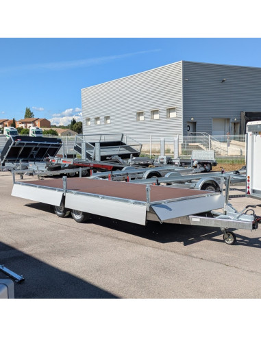 PLATEAU RIDELLE 508*208*30 2 ESSIEUX - 3500 KG PTC (Gaupen)