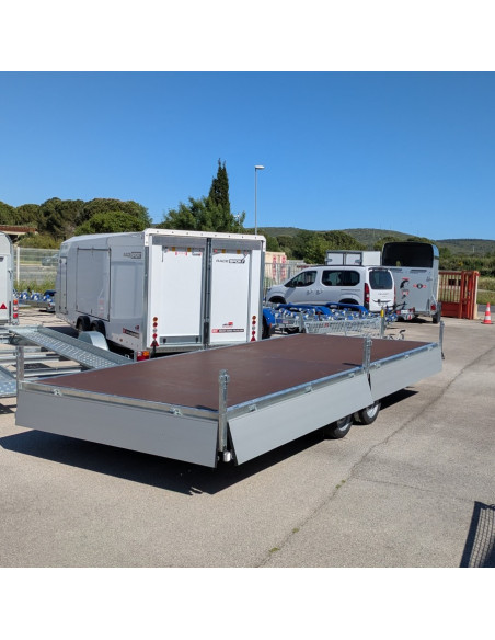 PLATEAU RIDELLE 508*208*30 2 ESSIEUX - 3500 KG PTC (Gaupen)