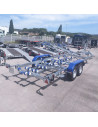 PORTE-BATEAU 3500 KG PTC  MULTI-ROULEAUX 2 essieux (Sunway)