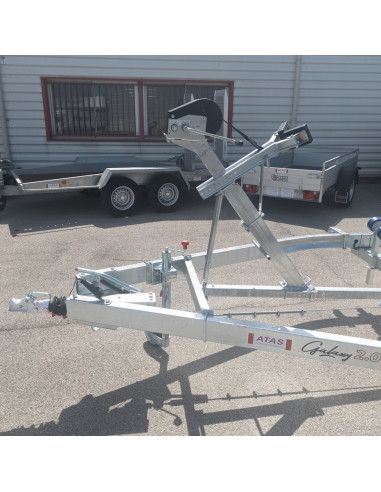 PORTE-BATEAU 3500 KG PTC  MULTI-ROULEAUX 2 essieux (Sunway)