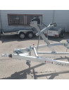 PORTE-BATEAU 3500 KG PTC  MULTI-ROULEAUX 2 essieux (Sunway)