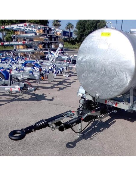 REMORQUE PORTE CITERNE 1000L PTC 1300 KG (Hubiere)