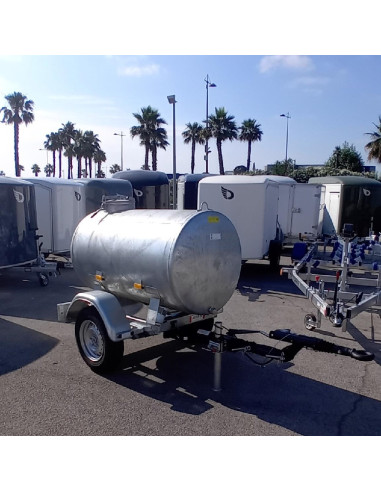 REMORQUE PORTE CITERNE 1000L PTC 1300 KG (Hubiere)