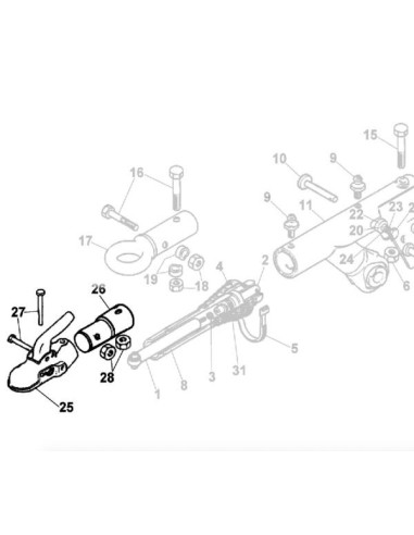 ALKO Boitier d attelage EM350R pour timon...