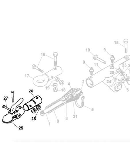 ALKO Boitier d attelage EM350R pour timon articul FA 3 5 sur manchon