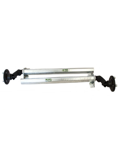 PAIRE de 1/2 ESSIEU NON FREINE PTC 0,75T - 4T130 (alko)