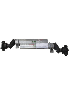 PAIRE de 1/2 ESSIEU NON FREINE PTC 1100 KG - 4T130 (alko)