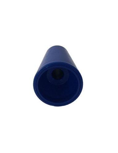 Galet pneumatique bleu 80 50 Longueur 130 mm Al...