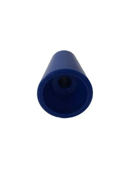 Galet pneumatique bleu 80 50 Longueur 130 mm Al sage 20 mm