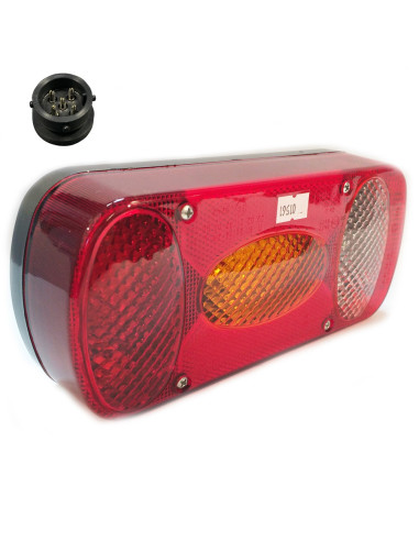 FEU RECTANGULAIRE ASPOCK MIDIPOINT 2  (Droit ou Gauche) Connectique ronde 5 
