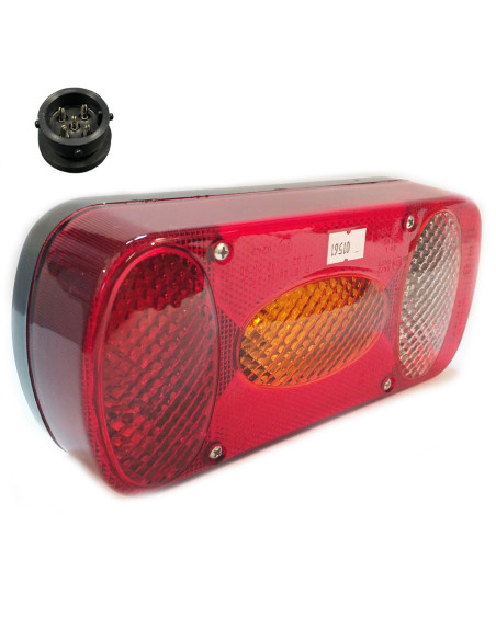 FEU RECTANGULAIRE ASPOCK MIDIPOINT 2  (Droit ou Gauche) Connectique ronde 5 