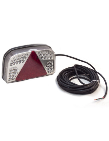 FEU LED DROIT DAFA TLR002 (Cable 800 cm) pour P-BATEAU SUNWAY