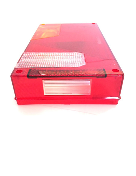 CABOCHON FEU RECTANGULAIRE ASPOCK MULTIPOINT 1 DROIT