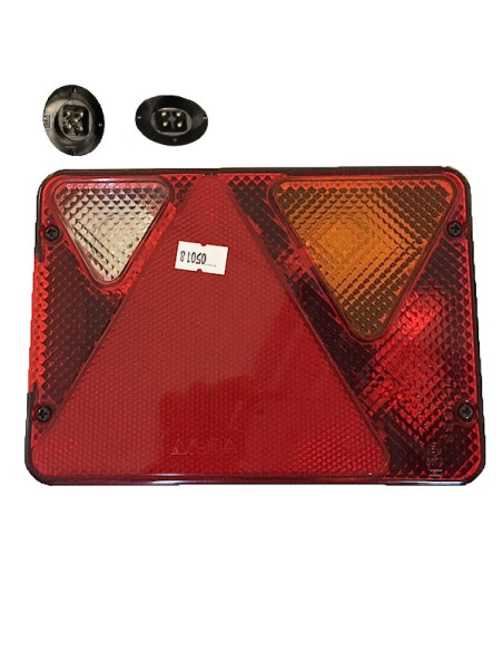 FEU AJBA RL80 RECTANGULAIRE DROIT (Connectique carré 5 broches)