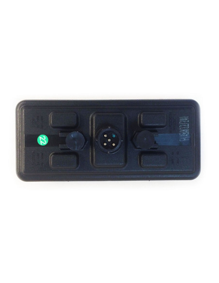 FEU LED RECTANGULAIRE 12V SIM 3179 - (Connectique Ronde 5)