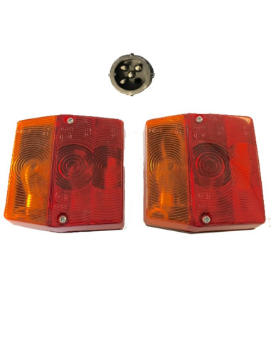 FEUX CARRES ASPOCK MINIPOINT (Connecteur Rond)  LA PAIRE
