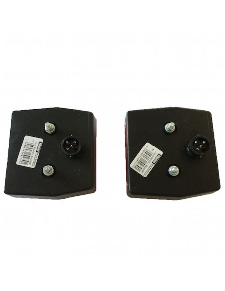 FEUX CARRES ASPOCK MINIPOINT (Connecteur Rond)  LA PAIRE