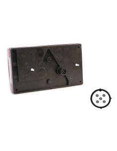 FEU AJBA 590 RECTANGULAIRE GAUCHE (Connectique ronde) 2