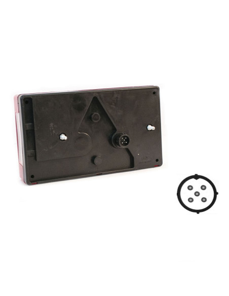 FEU AJBA 590 RECTANGULAIRE GAUCHE (Connectique ronde)