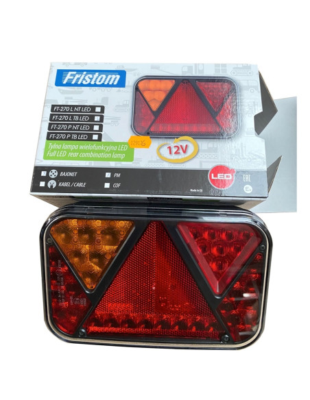 FRISTOM FT-270 FEU LED ARRIERE GAUCHE - (Connective ronde)