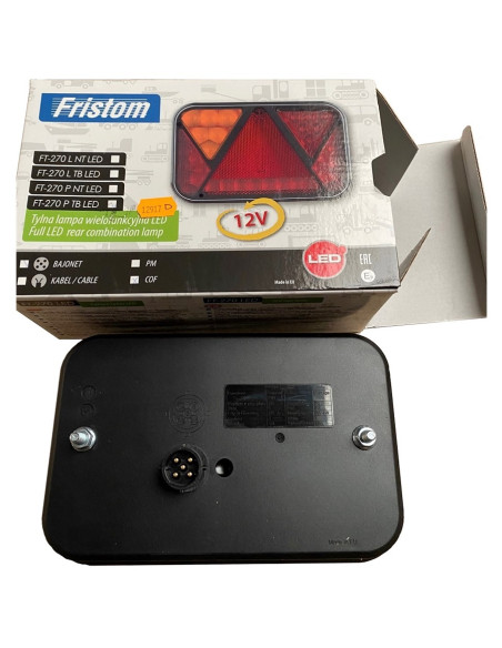 FRISTOM FT-270 FEU LED ARRIERE DROIT (Connectique ronde 5)