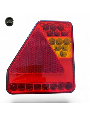 FEU A LED VERTICAL GAUCHE DAFA (Connectique ronde)