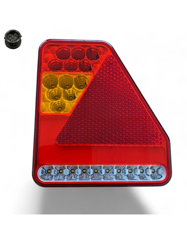 FEU A LED VERTICAL DROIT DAFA (Connectique ronde)