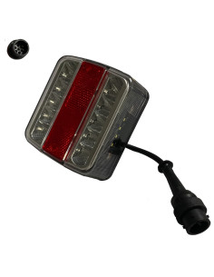 FEU LED CARRE GAUCHE OU DROIT (Connectique ronde 4-7)