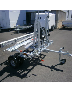 PORTE MOTO CCT4 MP3 TRANSVERSALE 260 KG DE CHARGE UTILE (Yo Remorques) 2