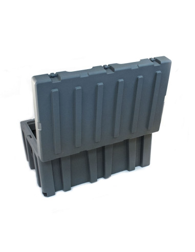 COFFRE RENFORCE ROTOMOULE 1070 x 630 x 492 mm  220L AVEC ROULETTE