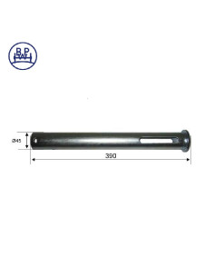 FUT COULISSANT ZAF 1.0 L390 Ø 45 (Compatible Bpw)