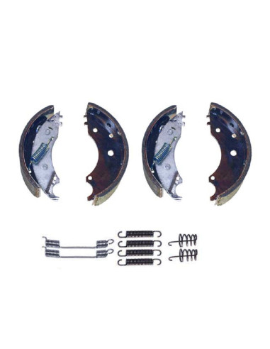 KIT COMPATIBLE MACHOIRES de FREINS KNOTT 160X35 pour MOYEU ANCIENNE VERSION (AVANT 1989)