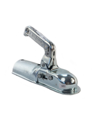 TETE ATTELAGE NON FREINE Ø 70MM  850 KG PERCAGE VERTICAL (Winterhoff)
