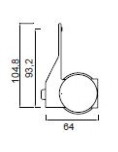 FEU DE GABARIT LED ASPOCK SUPERPOINT 3 BICOLORE COTE GAUCHE - L 105 2