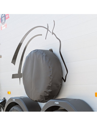 KIT ROUE SECOURS  185/65R14 AVEC SUPPORT ET PROTECTION